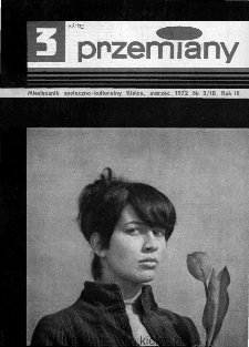 Przemiany : miesięcznik społeczno-kulturalny, 1972, R.3,marzec