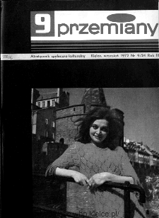Przemiany : miesięcznik społeczno-kulturalny, 1972, R.3,wrzesień
