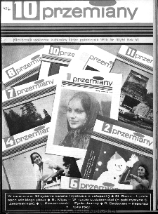 Przemiany : miesięcznik społeczno-kulturalny, 1975, R.6,październik