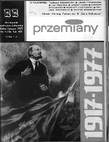 Przemiany : miesięcznik społeczno-kulturalny, 1977, R.8, listopad