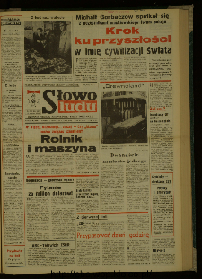 Słowo Ludu : dziennik Polskiej Zjednoczonej Partii Robotniczej, 1987 R.XXXVIII, nr 40