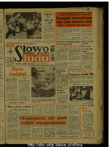 Słowo Ludu : dziennik Polskiej Zjednoczonej Partii Robotniczej, 1987 R.XXXVIII, nr 104 (magazyn środowy)