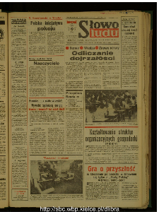Słowo Ludu : dziennik Polskiej Zjednoczonej Partii Robotniczej, 1987 R.XXXVIII, nr 109