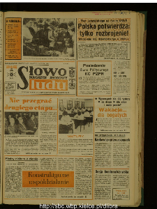 Słowo Ludu : dziennik Polskiej Zjednoczonej Partii Robotniczej, 1987 R.XXXVIII, nr 110 (magazyn środowy)