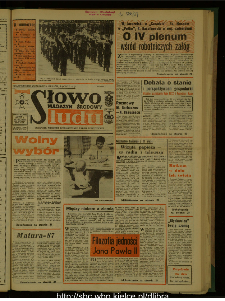Słowo Ludu : dziennik Polskiej Zjednoczonej Partii Robotniczej, 1987 R.XXXVIII, nr 122 (magazyn środowy)