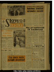 Słowo Ludu : dziennik Polskiej Zjednoczonej Partii Robotniczej, 1987 R.XXXVIII, nr 186 (magazyn środowy)