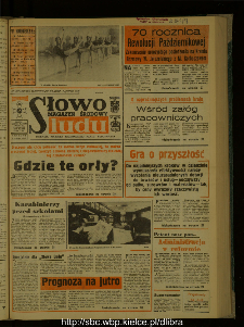 Słowo Ludu : dziennik Polskiej Zjednoczonej Partii Robotniczej, 1987 R.XXXVIII, nr 258 (magazyn środowy)