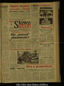 Słowo Ludu : dziennik Polskiej Zjednoczonej Partii Robotniczej, 1987 R.XXXVIII, nr 274