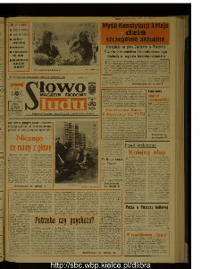 Słowo Ludu : dziennik Polskiej Zjednoczonej Partii Robotniczej, 1988 R.XXXIX, nr 103 (magazyn środowy)