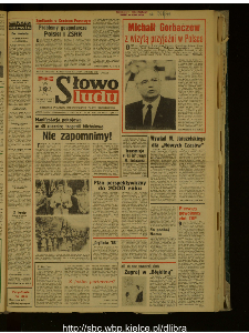 Słowo Ludu : dziennik Polskiej Zjednoczonej Partii Robotniczej, 1988 R.XXXIX, nr 160