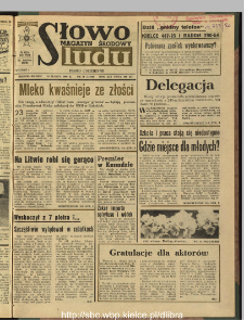 Słowo Ludu : dziennik Polskiej Zjednoczonej Partii Robotniczej, 1990 R.XLI, nr 74 (magazyn środowy)