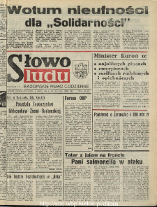 Słowo Ludu : dziennik Polskiej Zjednoczonej Partii Robotniczej, 1990 R.XLI, nr 172 (radomskie pismo codzienne)