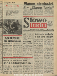 Słowo Ludu : dziennik Polskiej Zjednoczonej Partii Robotniczej, 1990 R.XLI, nr 177 (radomskie pismo codzienne)