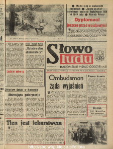 Słowo Ludu : dziennik Polskiej Zjednoczonej Partii Robotniczej, 1990 R.XLI, nr 199 (radomskie pismo codzienne)