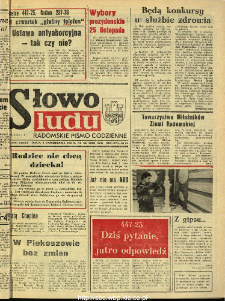 Słowo Ludu : dziennik Polskiej Zjednoczonej Partii Robotniczej, 1990 R.XLI, nr 230 (radomskie pismo codzienne)