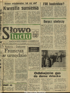 Słowo Ludu : dziennik Polskiej Zjednoczonej Partii Robotniczej, 1990 R.XLI, nr 233 (radomskie pismo codzienne)
