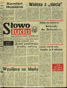 Słowo Ludu : dziennik Polskiej Zjednoczonej Partii Robotniczej, 1990 R.XLI, nr 236 (radomskie pismo codzienne)
