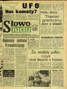 Słowo Ludu : dziennik Polskiej Zjednoczonej Partii Robotniczej, 1990 R.XLI, nr 262 (radomskie pismo codzienne)