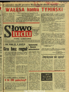 Słowo Ludu : dziennik Polskiej Zjednoczonej Partii Robotniczej, 1990 R.XLI, nr 276