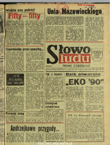 Słowo Ludu : dziennik Polskiej Zjednoczonej Partii Robotniczej, 1990 R.XLI, nr 281