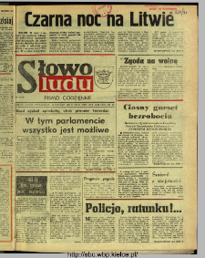 Słowo Ludu : dziennik Polskiej Zjednoczonej Partii Robotniczej, 1991 R.XLII, nr 11
