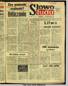 Słowo Ludu : dziennik Polskiej Zjednoczonej Partii Robotniczej, 1991 R.XLII, nr 12