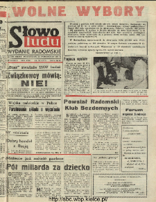 Słowo Ludu : dziennik Polskiej Zjednoczonej Partii Robotniczej, 1991 R.XLII, nr 251 (radomskie pismo codzienne)