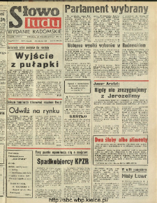 Słowo Ludu : dziennik Polskiej Zjednoczonej Partii Robotniczej, 1991 R.XLII, nr 252 (radomskie pismo codzienne)