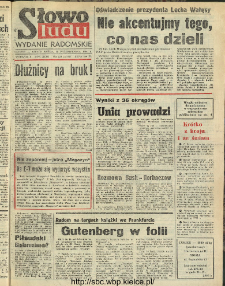 Słowo Ludu : dziennik Polskiej Zjednoczonej Partii Robotniczej, 1991 R.XLII, nr 253 (radomskie pismo codzienne)