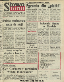 Słowo Ludu : dziennik Polskiej Zjednoczonej Partii Robotniczej, 1991 R.XLII, nr 268 (radomskie pismo codzienne)