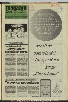 Słowo Ludu : dziennik Polskiej Zjednoczonej Partii Robotniczej, 1991 R.XLII, nr 298 (magazyn)
