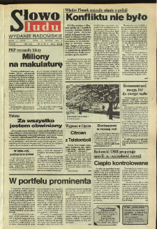 Słowo Ludu,1992 R.XLIII, nr 12 (wydanie radomskie)