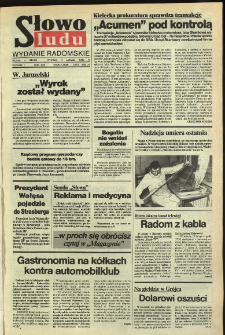 Słowo Ludu,1992 R.XLIII, nr 29 (wydanie radomskie)