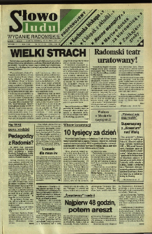 Słowo Ludu,1992 R.XLIII, nr 120 (wydanie radomskie)