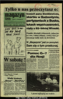 Słowo Ludu,1992 R.XLIII, nr 160 (magazyn)