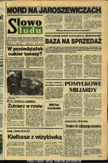 Słowo Ludu,1992 R.XLIII, nr 208 (wydanie radomskie)