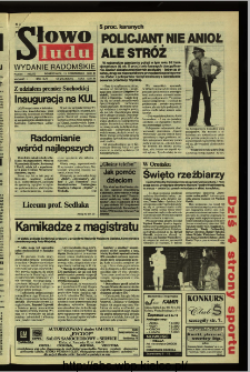 Słowo Ludu,1992 R.XLIII, nr 245 (wydanie radomskie)