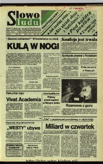 Słowo Ludu,1992 R.XLIII, nr 279