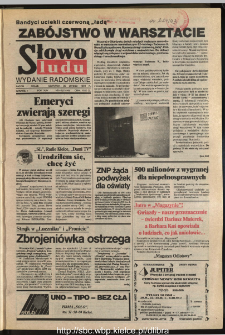 Słowo Ludu,1993 R.XLIV, nr 46 (wydanie radomskie)