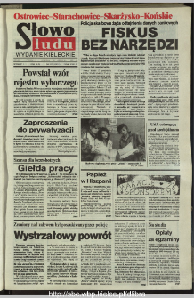 Słowo Ludu,1993 R.XLIV, nr 135 (Ostrowiec-Starachowiece-Skarżysko-Końskie)