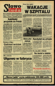 Słowo Ludu,1993 R.XLIV, nr 178 (wydanie radomskie)