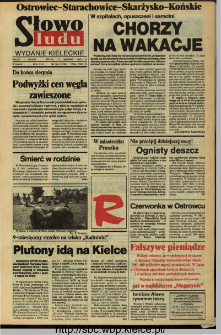 Słowo Ludu,1993 R.XLIV, nr 184 (Ostrowiec-Starachowiece-Skarżysko-Końskie)