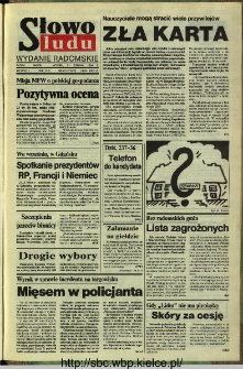 Słowo Ludu,1993 R.XLIV, nr 201 (wydanie radomskie)