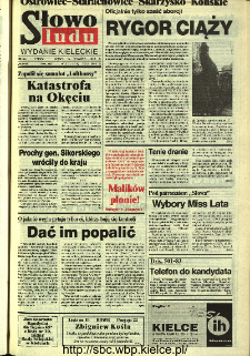Słowo Ludu,1993 R.XLIV, nr 214 (Ostrowiec-Starachowiece-Skarżysko-Końskie)