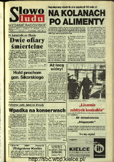 Słowo Ludu,1993 R.XLIV, nr 215 (wydanie radomskie)