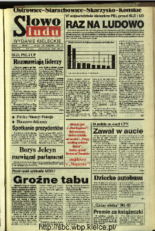 Słowo Ludu,1993 R.XLIV, nr 220 (Ostrowiec-Starachowiece-Skarżysko-Końskie)