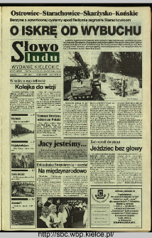 Słowo Ludu,1993 R.XLIV, nr 229 (Ostrowiec-Starachowiece-Skarżysko-Końskie)