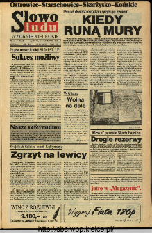 Słowo Ludu,1993 R.XLIV, nr 233 (Ostrowiec-Starachowiece-Skarżysko-Końskie)