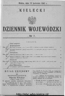Kielecki Dziennik Wojewódzki 1947, nr 7