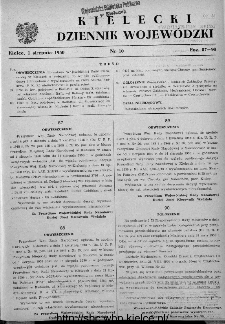 Kielecki Dziennik Wojewódzki 1950, nr 10
